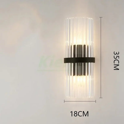 DecorBites™ Crystal LED Wall Lamp for Bedroom Living Room Study Minimalist Design