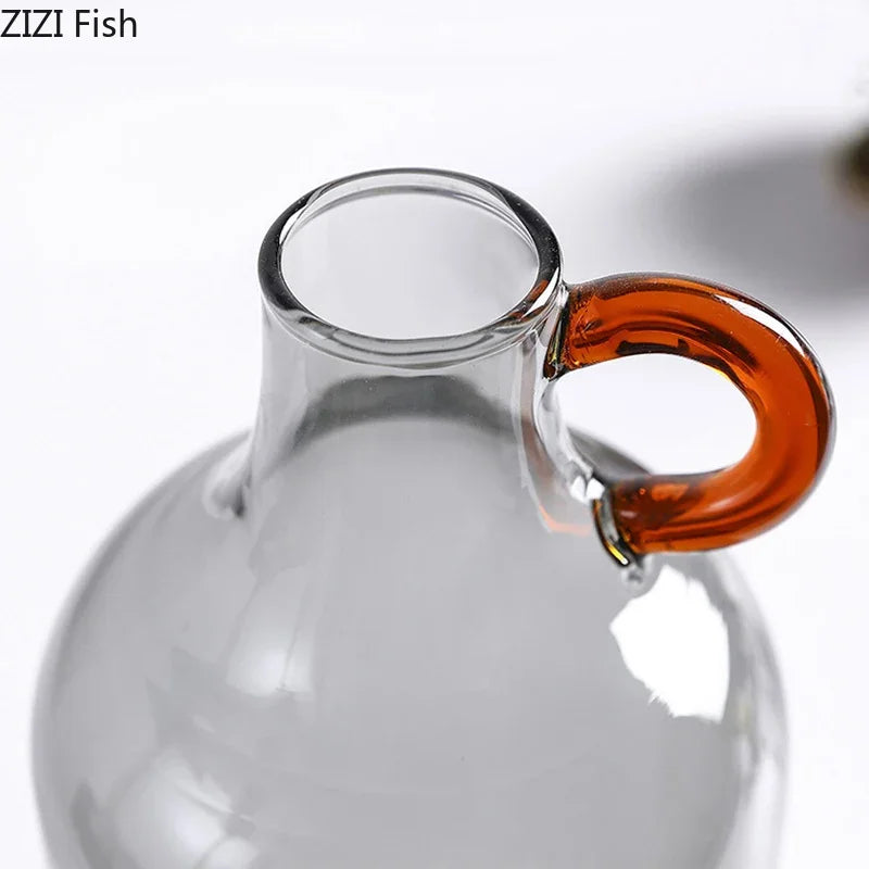 Decorbites™ Klar-Glas-Vase Hydroponik-Pflanztopf Raumdekoration Blumenvase Ästhetische Dekostücke