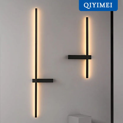 Decorbites™ LED-Wandleuchte, modernes minimalistisches Design, Aluminium, Innenbeleuchtung, Gold/Schwarz, AC85-260V