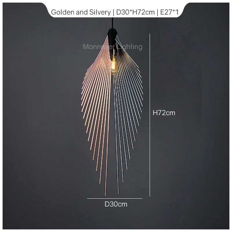Minimalist Leaf Pendant Light