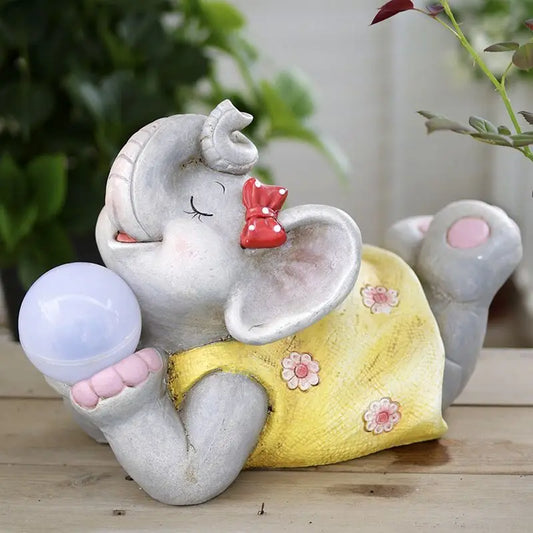 Decorbites™ Elefanten-Gartendekoration | Kreative Tier-Blumentöpfe für Kindergarten und Außendekoration