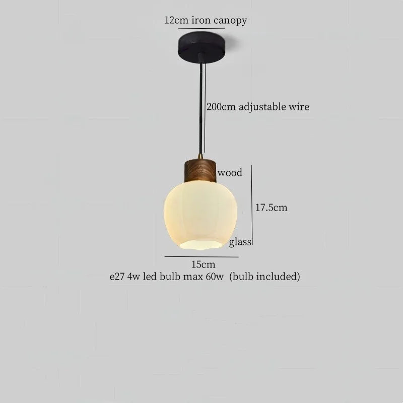 Decorbites™ Glas-LED-Pendantleuchte – Moderne nordische Hängelampe für Zuhause und Esszimmer