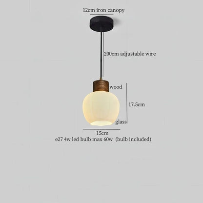 Decorbites™ Glas-LED-Pendantleuchte – Moderne nordische Hängelampe für Zuhause und Esszimmer