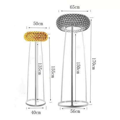 Decorbites™ Acryl RS7 Lampenanhänger Caboche Dia35/50/65CM Klar Gold Lampe