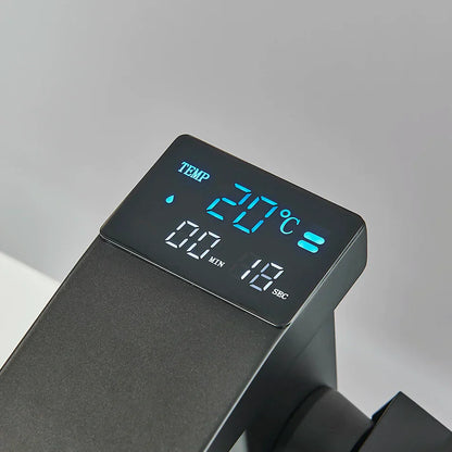 Decorbites™ LCD-Digital-Waschtischarmatur, Messing-Küchenarmatur, Heiß-Kalt-Anzeige