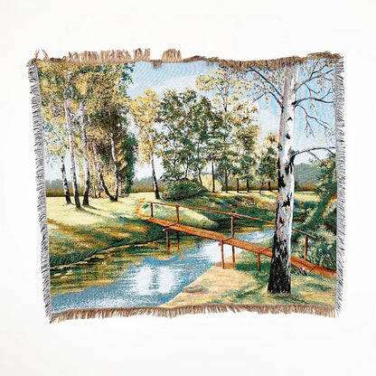 Decorbites™ Jacquard-Sofadecke - Vielseitige Picknickmatte für draußen & Bettüberwurf