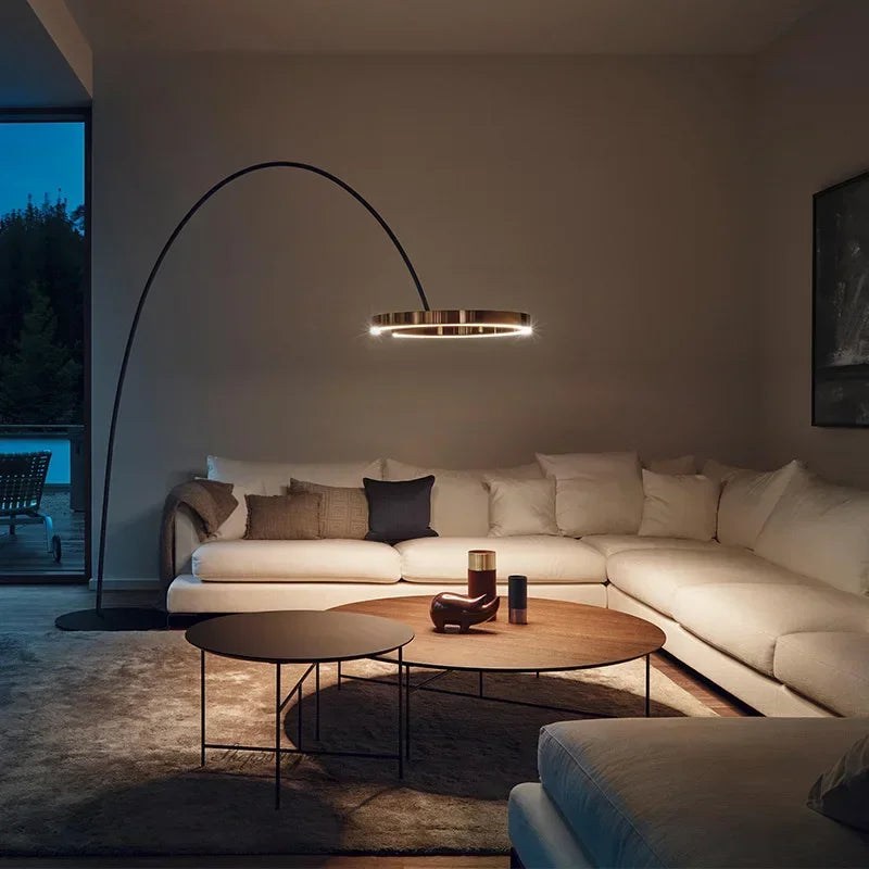 Decorbites™ kreisförmige Leucht-LED-Stehlampe für elegante Wohnräume