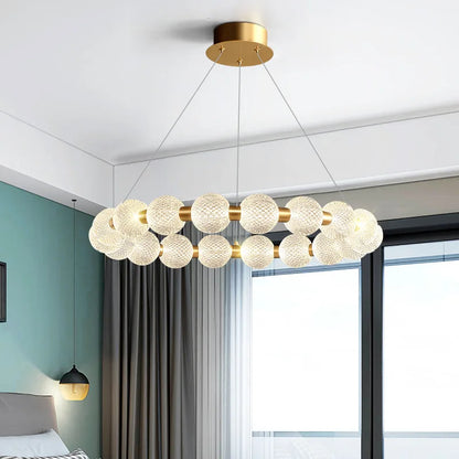 Decorbites™ Acryl-LED-Kronleuchter: Moderne Pendelleuchte für das Wohnzimmer