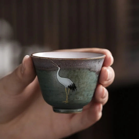 Decorbites™ Japanische Keramik-Kaffeetasse Porzellan-Teetasse Trinkgefäß Töpferei Wassermug