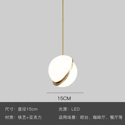 Decorbites™ Gold-Lustre-LED-Hängeleuchten für Wohn-/Esszimmer, Schlafzimmer & Laden