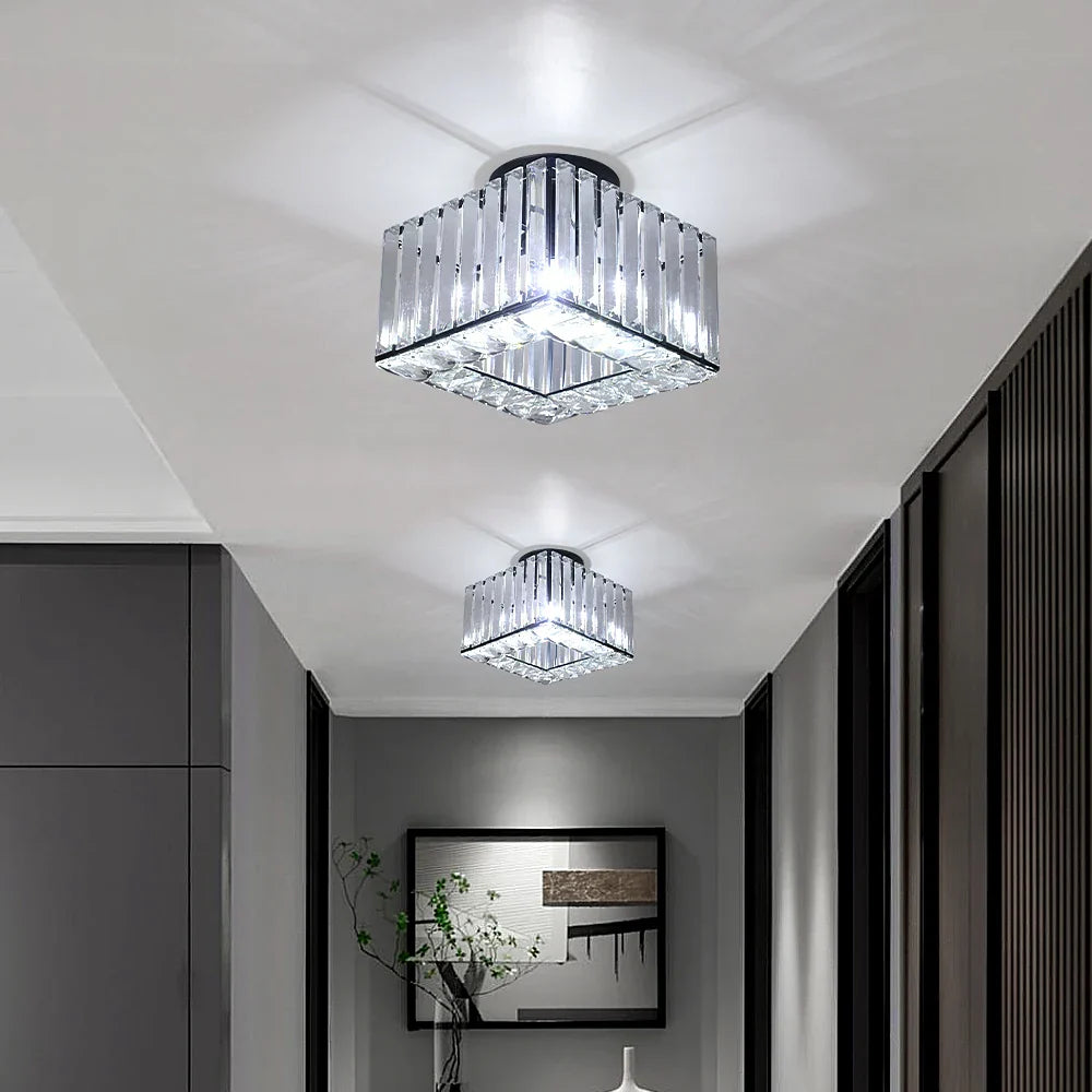 DecorBites™ Crystal LED Pendant Light for Kitchen Dining Living Room