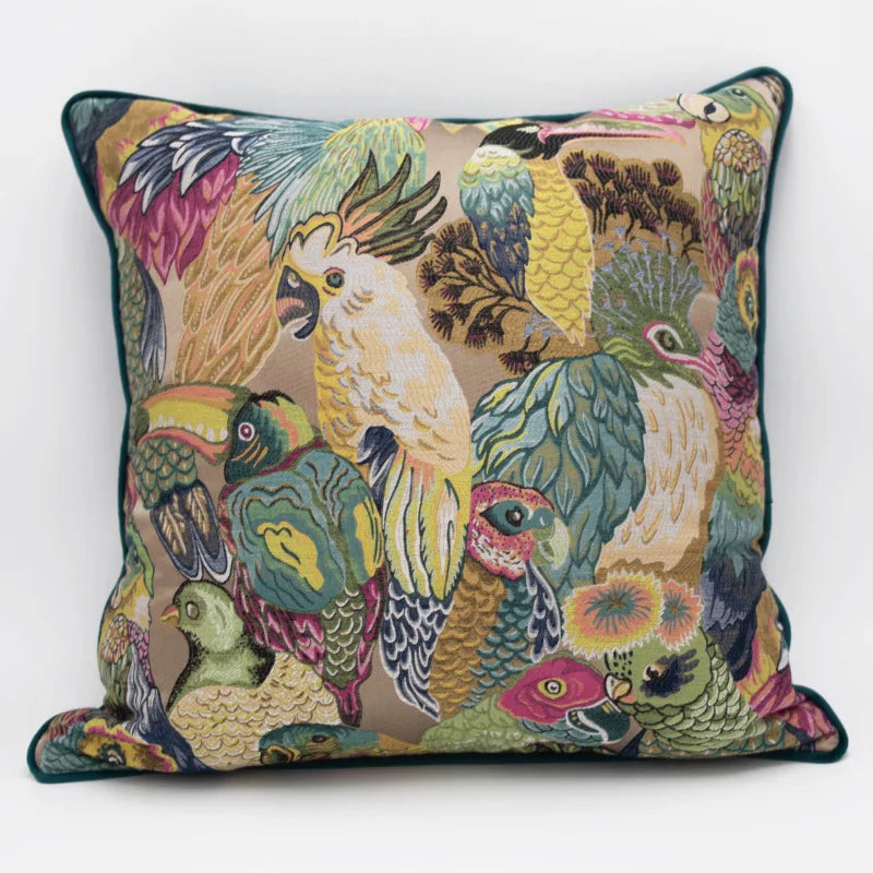 Decorbites™ Jacquard-Sofakissenbezug-Set, gemischtes Farben gewebter Stoff-Kissenbezug, dekorative Kissenbezüge