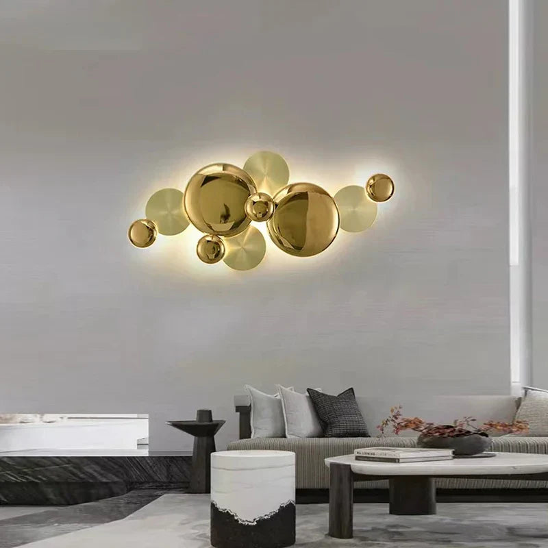 Gold Metal LED Wall Sconce