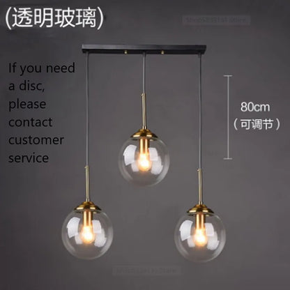 Decorbites™ Glas-Kugeln-Wandlampen LED Vintage Spiegel Nachttisch Schlafzimmerleuchte Modern Nordischer Stil
