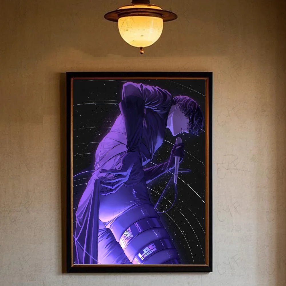 Alien Stage Anime Ivan Till Anime Poster Waterproof Wall Art High Quality Print Posters For Living Bedroom Retro Room Decor Gift