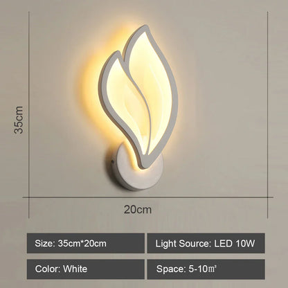 Decorbites™ LED Wandarmatur aus Acryl für Schlafzimmer und Flur, Stil einer Kronleuchter