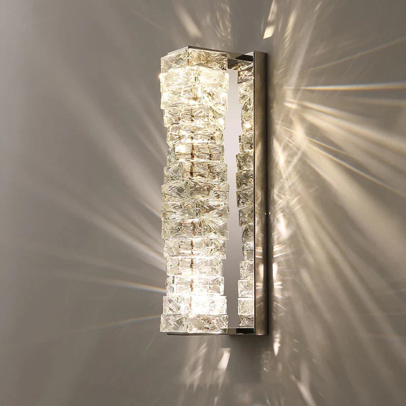 Decorbites™ Kristall-Wandleuchte: Nordisches LED-Luxusdesign, Kunstgold/Chrom für Wohnzimmer, Schlafzimmer