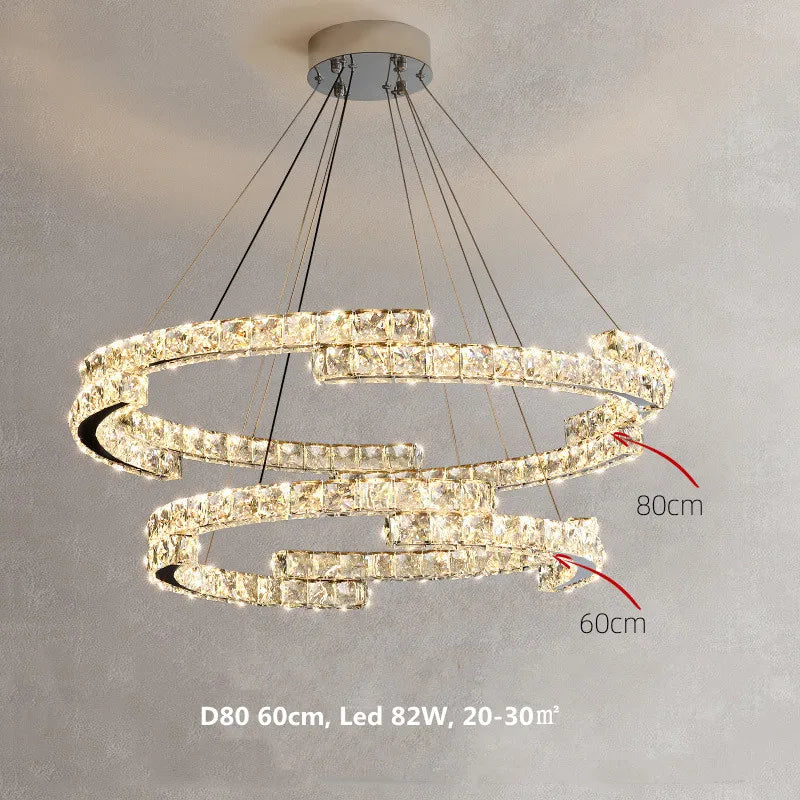 Decorbites™ Kristall-LED-Hängeleuchten Chromstahl Moderne Luxusarmaturen