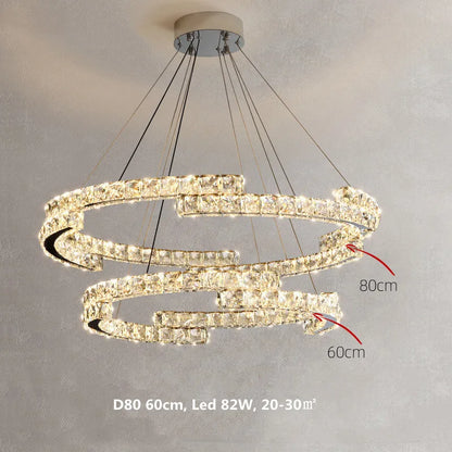 Decorbites™ Kristall-LED-Hängeleuchten Chromstahl Moderne Luxusarmaturen