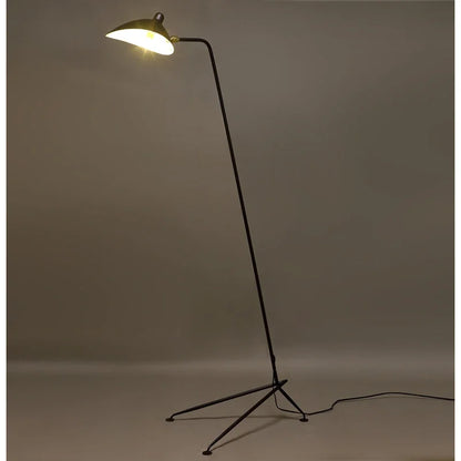 DecorBites™ Black Aluminum Nordic LED Floor Lamp for Living Room, Bedroom - Standing Tall E27 Light