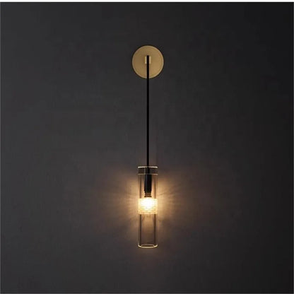 Decorbites™ Goldene Glaswandlampe: Luxuriöse postmoderne Wandlampen für Hotel, Villa, Wohnzimmer, Gang