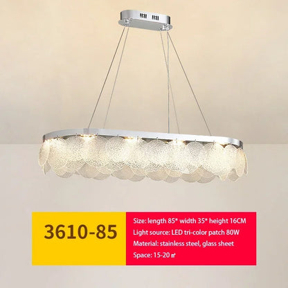 Decorbites™ Glasleuchter LED-Deckenleuchte | Modernes Metallkunstwerk | Dekoration für Innenräume Wohnzimmer Küche