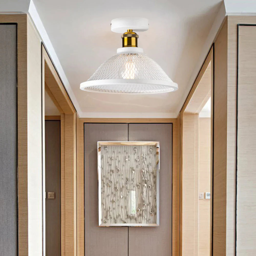 Decorbites™ Industrielle Vintage Käfig-Deckenleuchte für Wohnzimmer Küche Loft E27