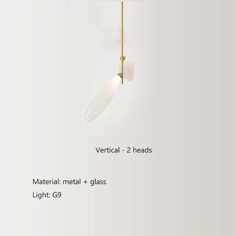 Decorbites™ Elegante Glas-LED-Hängeleuchte für Wohnzimmer, Esszimmer, Schlafzimmer, Bar – Nordisches minimalistisches Design