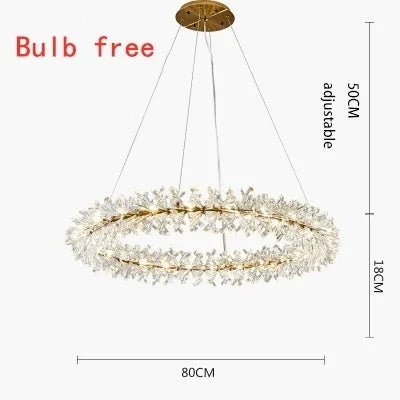 Decorbites™ Kristall-LED-Kronleuchter für die Wohnraumausstattung – Moderne Hängeleuchte