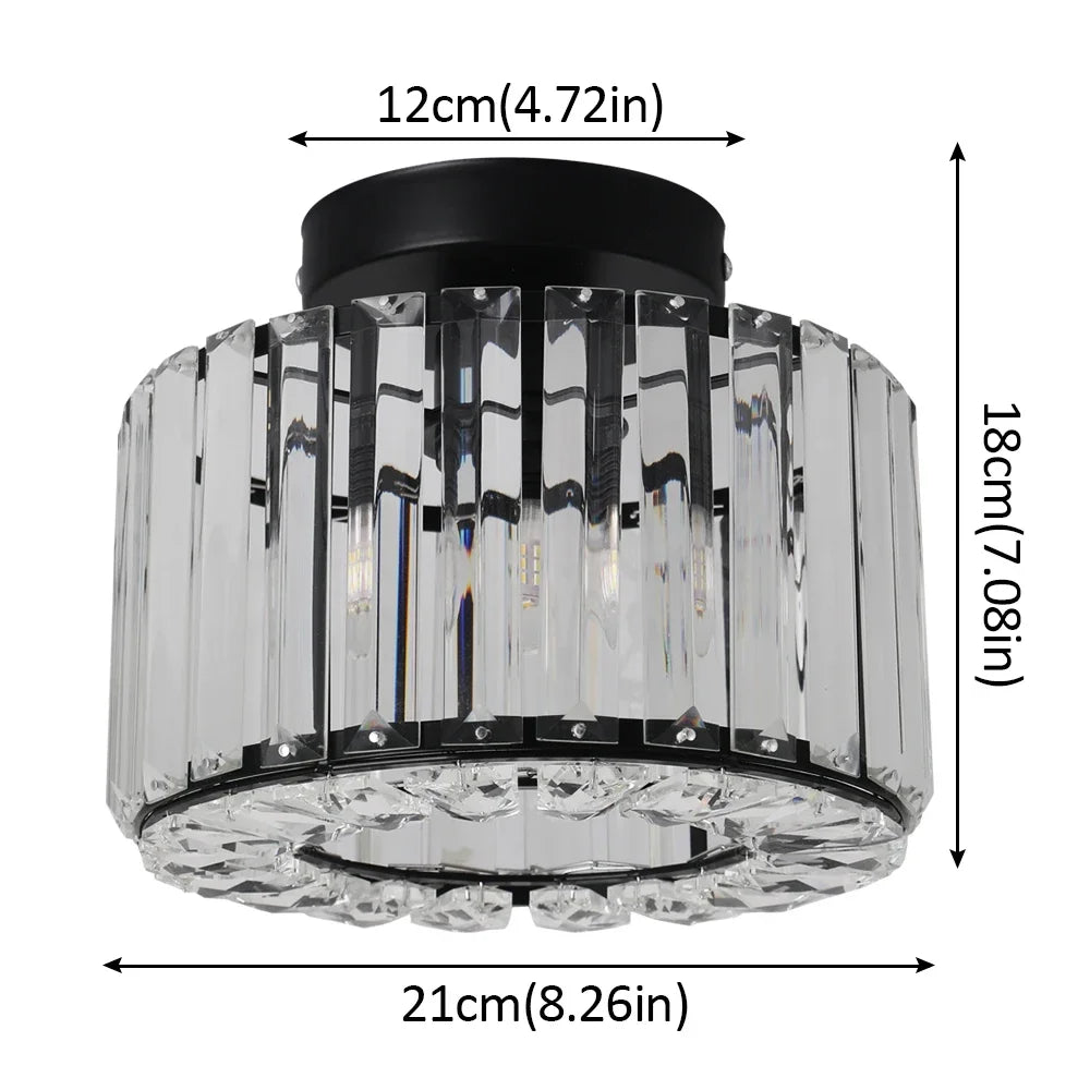 Decorbites™ Glas-LED-Kronleuchter Deckenleuchte Moderne Armatur für Wohn- und Esszimmer