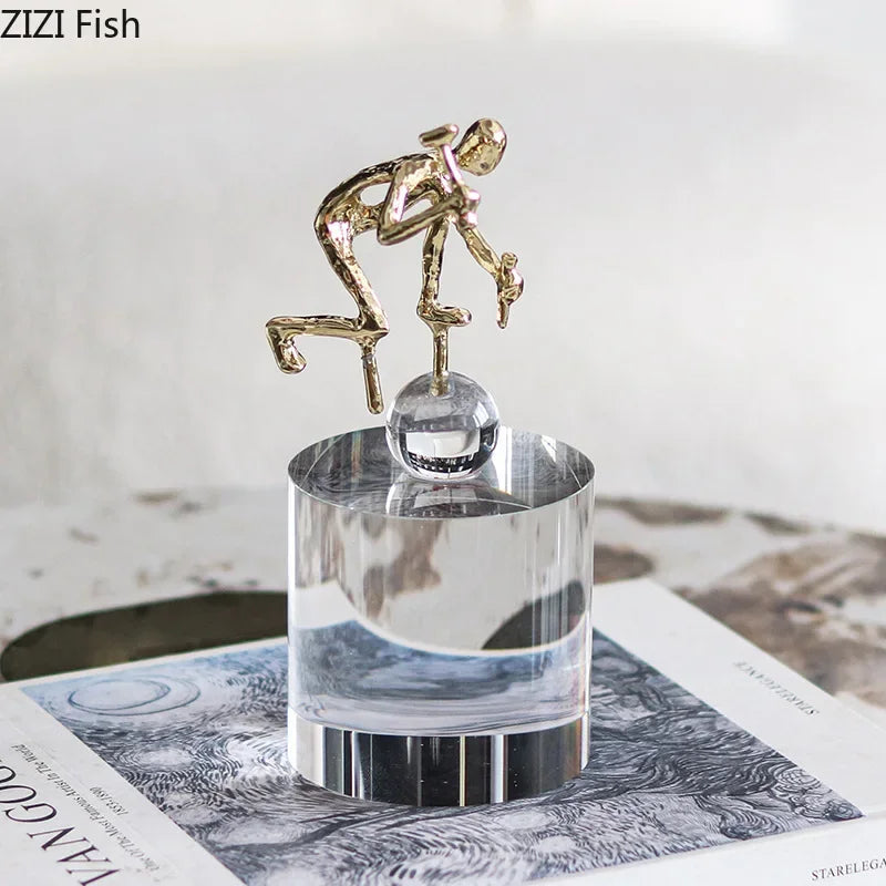 Decorbites™ Kristallskulptur Abstrakte Statuen Moderne Raumdekoration Ornamente Ästhetische Kunsthandwerke
