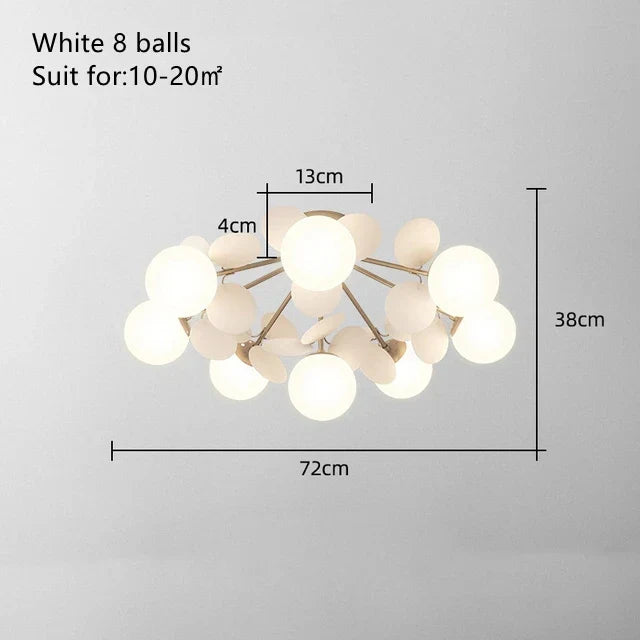 Decorbites™ Kinder-LED-Deckenleuchte: Eisenblech-Glas-Leuchter