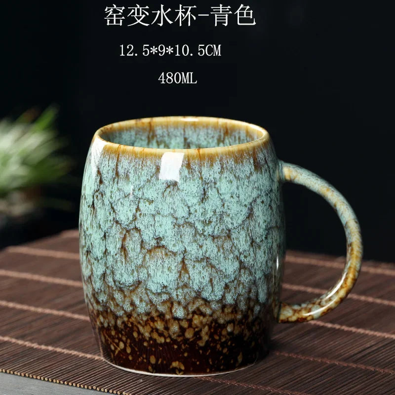 Decorbites™ 480ml Keramikbecher - Brennofen-geänderte Kaffeetasse - Porzellan-Teetassen - Großhandels-Getränkeutensilien