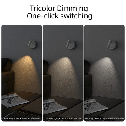 Decorbites™ dimmbare drahtlose wandmontierte Spotlight 3W USB-Auflad-LED-Nachtlicht