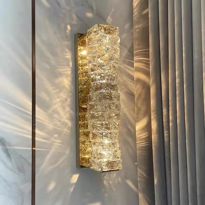 DecorBites™ Crystal Wall Sconce: High-Quality LED Wall Lamp for Bedroom, Living Room Decor