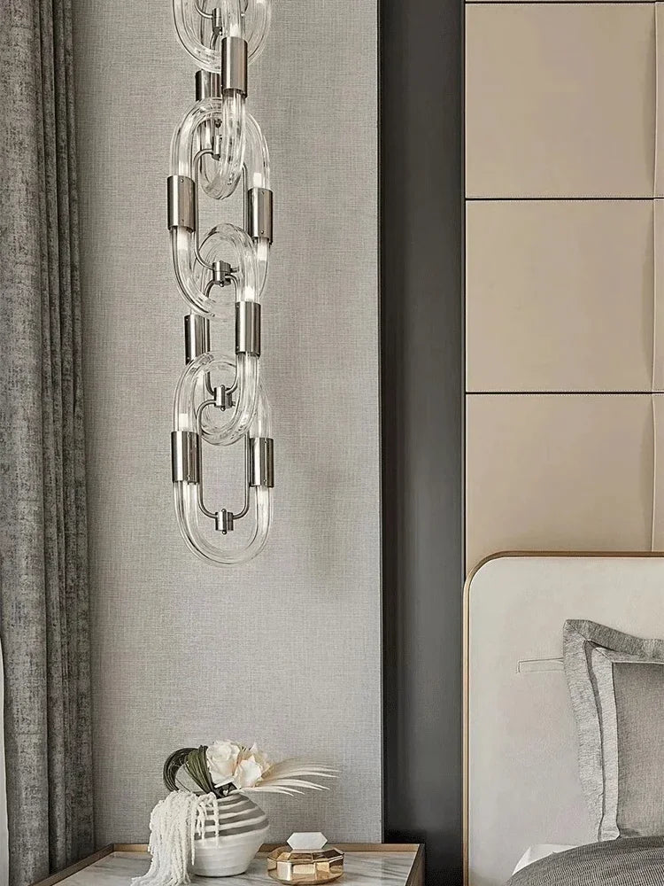 Decorbites™ Kristall-Goldkette-Hängelampe Deckenleuchte für die Hausdekoration