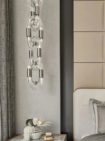 Decorbites™ Kristall-Goldkette-Hängelampe Deckenleuchte für die Hausdekoration