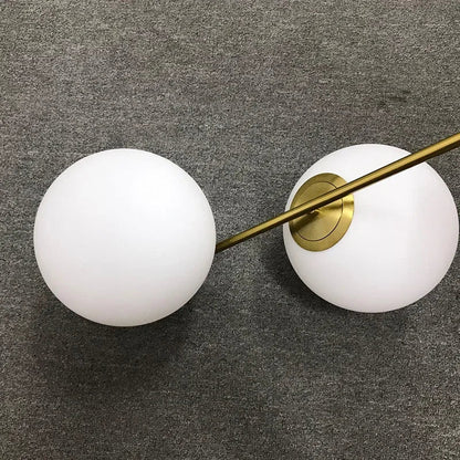 DecorBites™ Glass Ball LED Chandelier: Nordic Modern Pendant Light for Dining Room and Bedroom