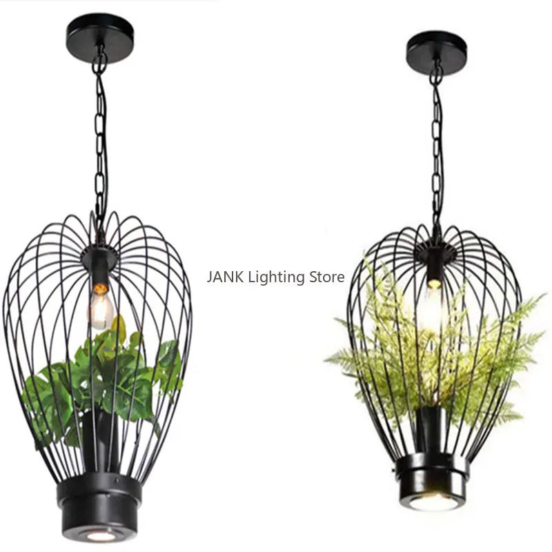 Decorbites™ Industrieller Stil Pflanzenvogelkäfig-Hängelampe