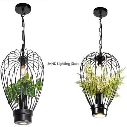 Decorbites™ Industrieller Stil Pflanzenvogelkäfig-Hängelampe