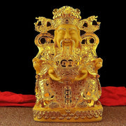 Gold Wealth Resin Statue