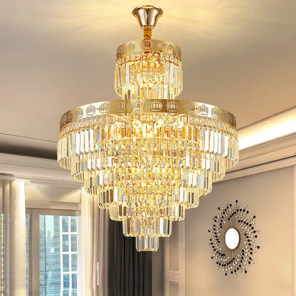 Decorbites™ Kristall-Villa-Lüster: Modernes, luxuriöses und elegantes Spiral-Treppe-Beleuchtung
