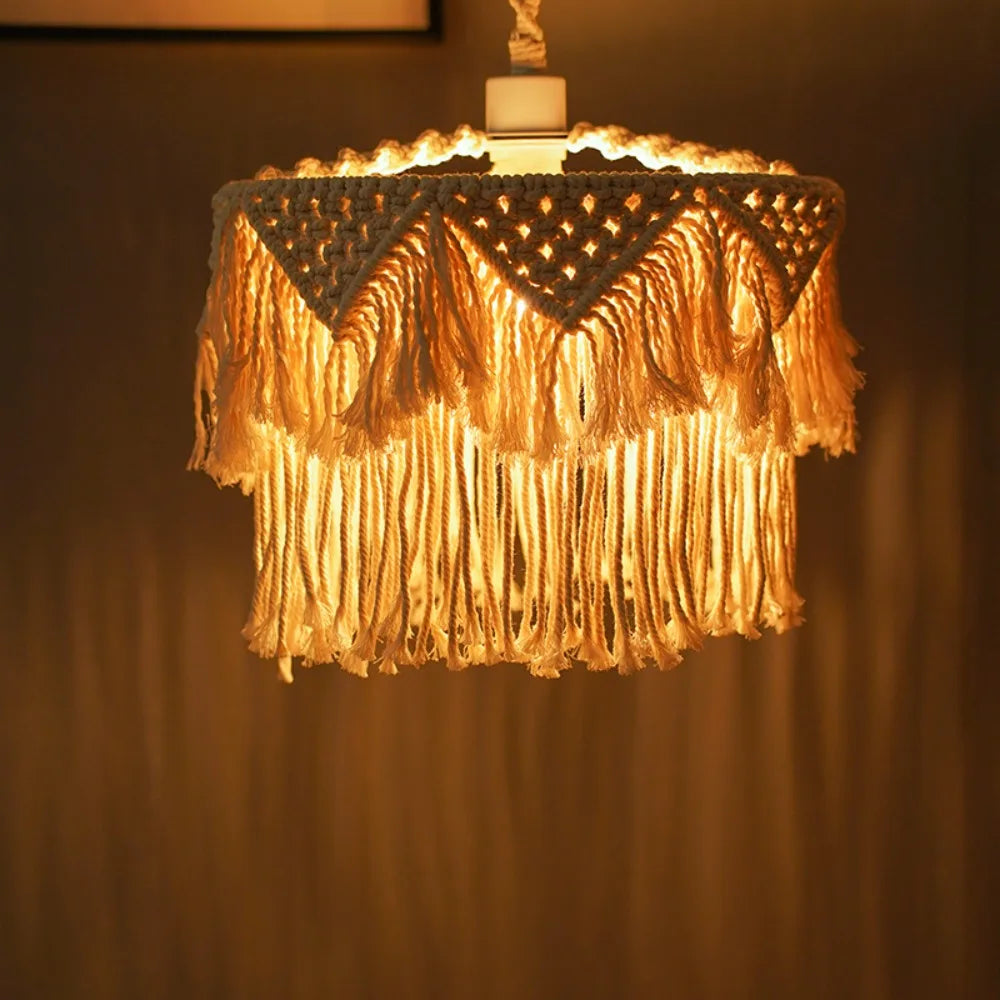 Boho Industrial Pendant Lamp