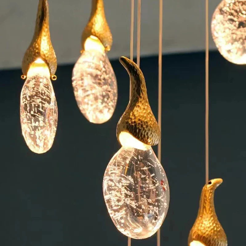 Crystal Gourd Chandelier