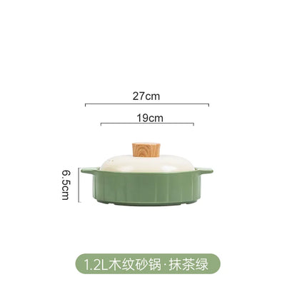 DecorBites™ Gas Stove Rice Cooker Casserole Pot - High Temperature Resistant Soup Pot