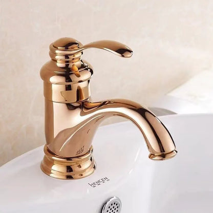 Hot selling . 6" Antique Brass Basin Faucets Crane Sink Basin Water Mixer Tap torneira YT-5065