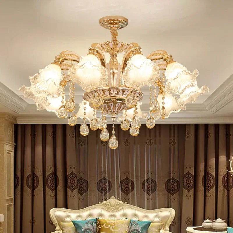 Decorbites™ Kristall-Deckenleuchter für modernes Luxus-Wohnzimmer & Hotelfoyer