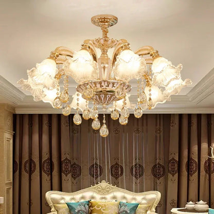 Decorbites™ Kristall-Deckenleuchter für modernes Luxus-Wohnzimmer & Hotelfoyer