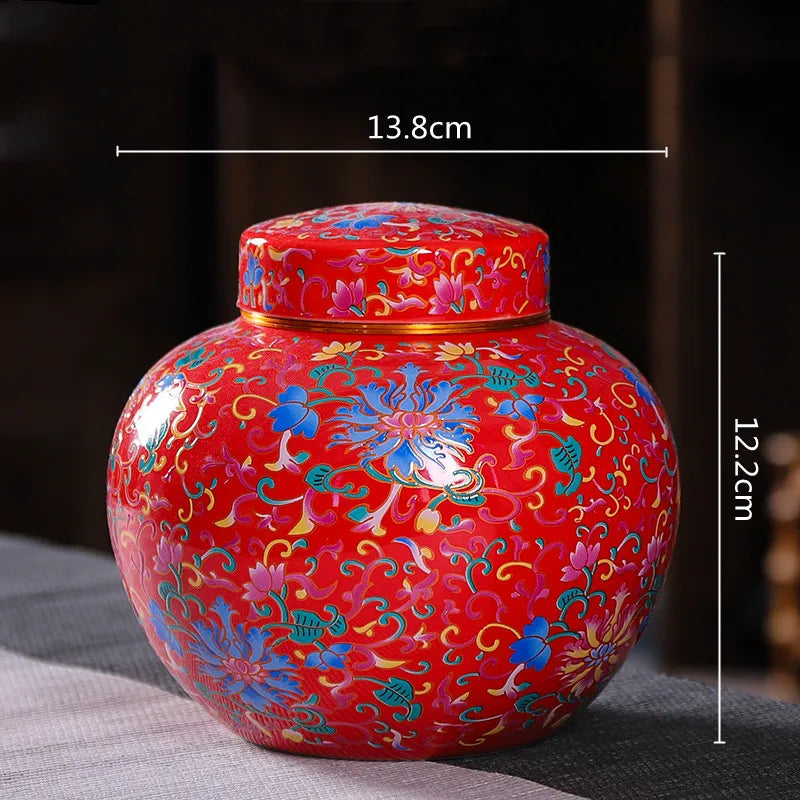Decorbites™ Emaille-Teekanne Keramik-Vorragsgefäß - Luftdichter Kaffeebehälter