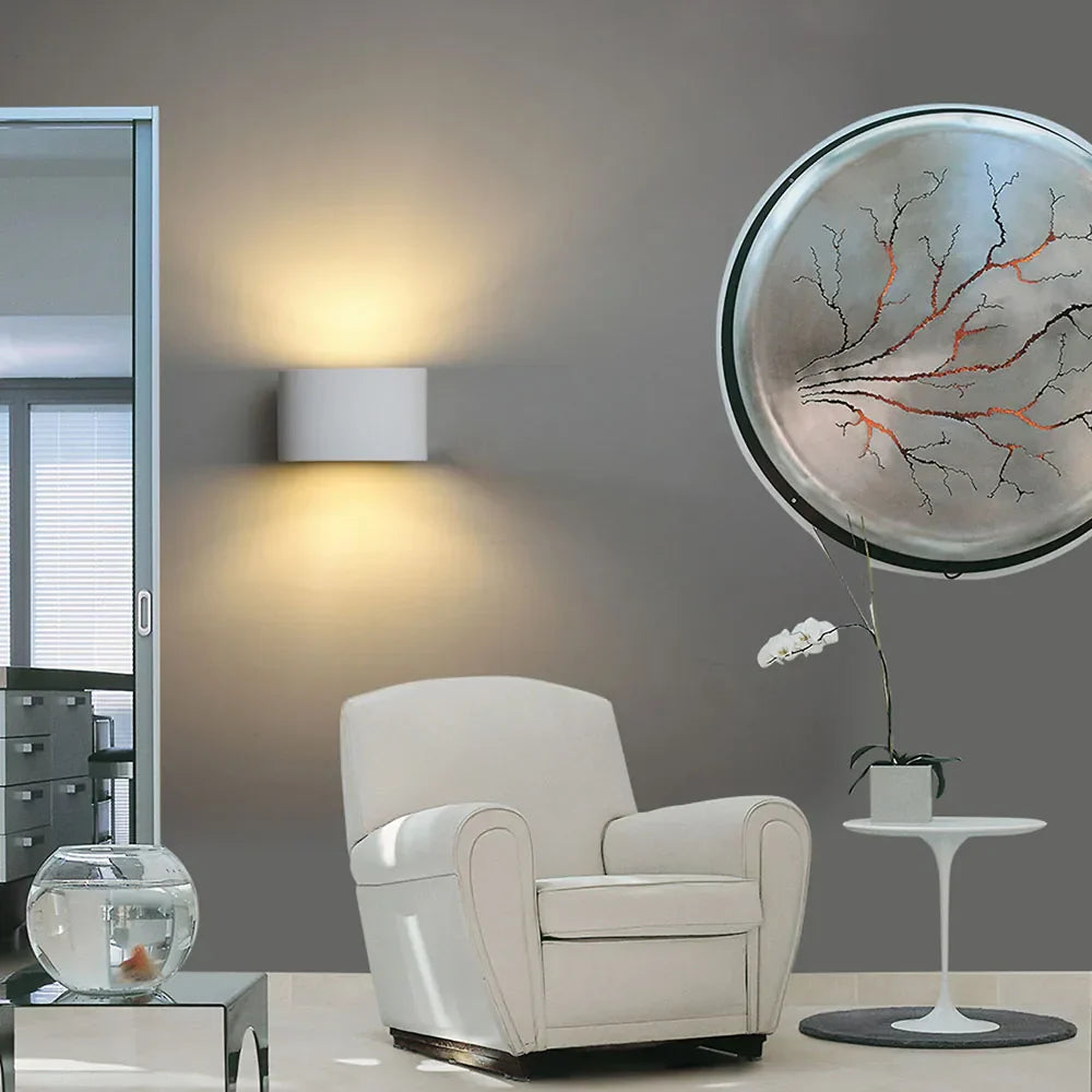 Decorbites™ Gipskarton-LED-Wandleuchte 5W Wandlampen Moderne Innenbeleuchtung Schlafzimmer Wohnzimmer